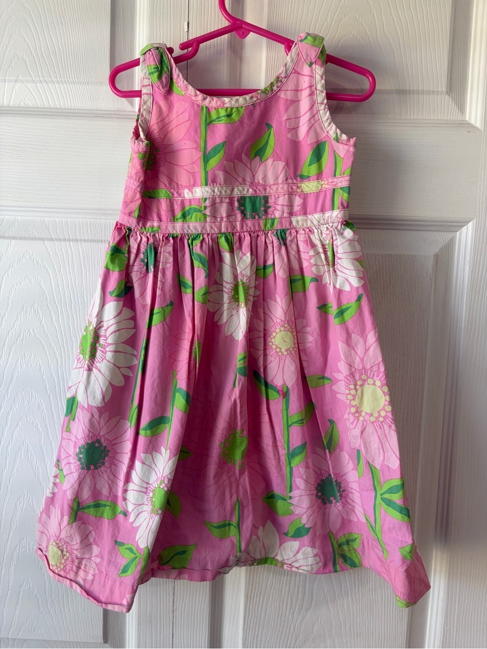 Vintage Pink Floral  Lilly Pulitzer Sundress size 4T